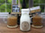 Milk Bottle Candle Coffee & Cream Milk Reclamation Barn