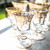 Arte Italica Vetro Gold Wine Glass