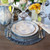 Arte Italica Giulietta Blue Salad/Dessert Plate Set of 4