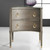 Modern History Concave Bedside Chest-Grey Sycamore
