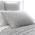 Pine Cone Hill Quilted Silken Solid Grey Sham