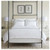 Pine Cone Hill Petite Trellis White Matelasse Box Spring Cover