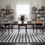 Dash & Albert Birmingham Black Stripe Indoor/Outdoor Rug