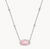 Kendra Scott Elisa Lattice Frame Silver Short Pendant Necklace