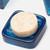 Pigeon & Poodle Abiko Square Soap Dish in Cobalt Pigeon & Poodle