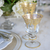 Arte Italica Vetro Gold Water/Wine Glass