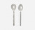 Blue Pheasant Harrison Silver Faux Bois 2-Piece Serving Set - Lavender Fields