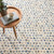 Dash & Albert Cat's Paw Blue Wool Micro Hooked Rug Dash and Albert