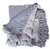 Linen Salvage Luxe Colette Petite Ruffle Throw in Chambray Linen Salvage Luxe