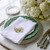 Arte Italica Renaissance Bread/Appetizer Plate in White Set of 4