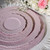 Arte Italica Finezza Rosa Pink Salad / Dessert Plate Set of 4