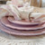 Arte Italica Finezza Rosa Pink Salad / Dessert Plate Set of 4