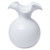 Hibiscus Glass White Large Fluted Vase VIETRI