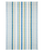 Dash & Albert Daphne Stripe French Blue Handwoven Cotton Rug Dash and Albert