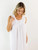 Jacaranda Living Theresa White Cotton Nightgown Jacaranda Living