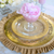Arte Italica Vetro Gold Dinner Plate