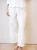 Luna White Cotton Pajamas