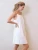 Violet White Cotton Nightgown