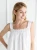Maureen White Cotton Nightgown