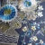Palette Provençale Indigo Embroidered Decorative Pillow