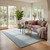 Dash & Albert Bridges Rope Light Blue Rug image 2
