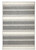 Dash & Albert Bowman Stripe Grey Machine Washable Rug - Lavender Fields