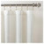 Pine Cone Hill Textured Sheer Dove White Curtain Panel - Lavender Fields