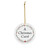 Dickens A Christmas Carol Porcelain Ornament
