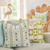 Laura Park Rosemary Stripe Lagoon Decorative Pillow - 22” x 22” Throw Pillow