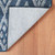 Dash & Albert Guthrie Navy Machine Washable Rug - Lavender Fields