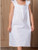 Jessie White Cotton Dress, Ruffle Jacaranda Living