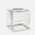 Pigeon & Poodle Argos Clear Glass Tissue Box Pigeon & Poodle