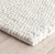 Dash & Albert Niels Ivory Woven Wool/Viscose Rug Dash and Albert
