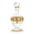 Arte Italica Vetro Gold Decanter