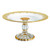 Arte Italica Vetro Gold Petit Four Stand