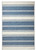 Dash & Albert Bowman Stripe Blue Machine Washable Rug - Lavender Fields