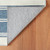 Dash & Albert Bowman Stripe Blue Machine Washable Rug - Lavender Fields