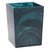 Pigeon & Poodle Abiko Square Wastebasket in Dark Teal Pigeon & Poodle