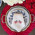 Arte Italica Velvet Round Placemat with Ruffle in Black - Set of 4