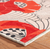 Dash & Albert Japanese Poppy Machine Washable Rug Dash and Albert