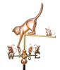 Small Cat & Mice Weathervane 