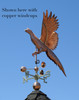 Flying Pheasant Weathervane 