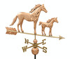 Mare and Colt Weathervane 