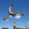 Large Sun Moon Star Weathervane 