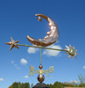 Large Sun Moon Star Weathervane 