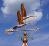 Mating Pair Geese Weathervane