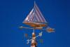 Large Sailboat Weathervane With Arrow
