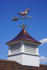 Small Unicorn Weathervane on cupola 