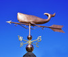 Antique Replica Large Whale Weathervane