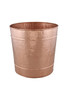 Hand Hammered Standing Copper Planter Round 